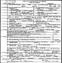 Emile Jean-Baptiste BRAULT - Vermont State Archives and Records Administration; Montpelier, Vermont; Vermont Death Records, 1909-2008