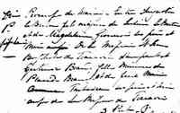 Marie Gertrude BRAULT - 1831 marriage