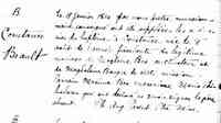 Constance BRAULT - Baptism