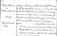 Prospère BRIDEAU - 1831 marriage