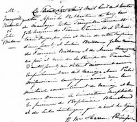 Julie BRIDEAU - 1834 marriage