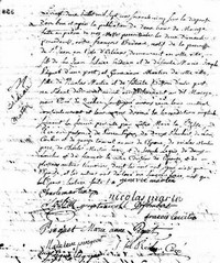 Louise-Genevieve MARTIN dite JOLICOEUR - 1765 marriage