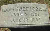 Isaac Sweet BRIGGS - Grave
