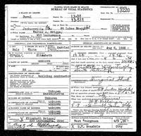 Walter A BRIGGS - Possibly his death certificate