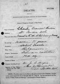 Charles Francois L BRISON - Death