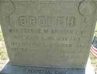 Ida G BROUGH - Grave