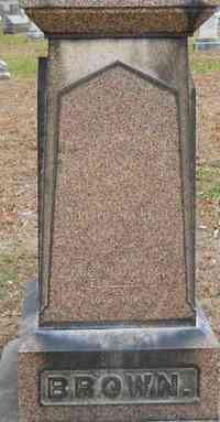William M. BROWN - Grave