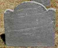 Thomas BROWN - Grave Inscription: Here Lyes the Body of Mr. THOMAS BROWN Junr. Who Deceased March ye 13th 1718/9 in ye 32nd Year of his Age