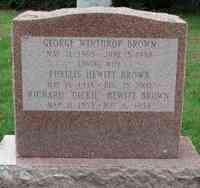 George Winthrop BROWN - Grave