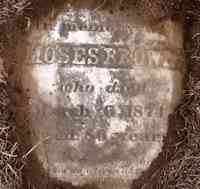 Moses BROWN - Grave
