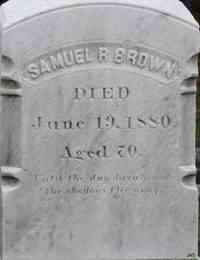 Samuel Robbins BROWN - Grave