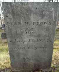 John W. BROWN - Grave