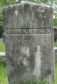 John H. BUCKLIN - Grave