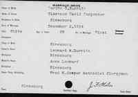 Clarence David CARPENTER - 1914 marriage Vermont, Vital Records, 1760-1954