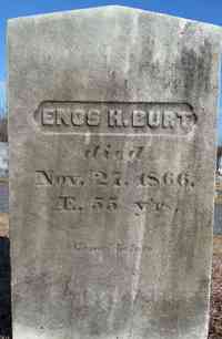 Enos Hall BURT - Grave