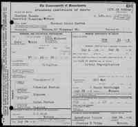Sherman Minot BURTON - Death