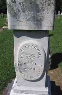 John CALDWELL - Grave