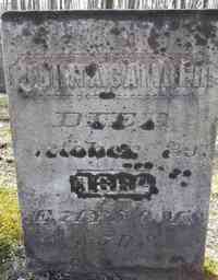 John A CAMBER - Grave