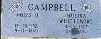 Moses G. CAMPBELL - Grave