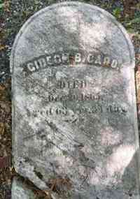 Gideon B. CARD - Grave