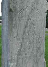Henry CARD - Grave