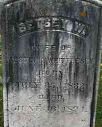 Betsey Winegar CARR - Grave