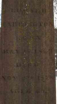 Edward CARRINGTON - Grave