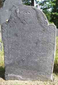 Mary CHANDLER - Grave  Inscription: Here Lies Buried The Body of Mrs Mary Heald Wife of Lieut. John Heald Who Died August  ye 14 1759 In ye 88 year of Her A