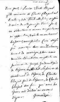 Françoise-Louise-Thècle CHAPUT - 1825 marriage (part 2)