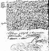 Etienne NIQUET (NIQUETTE) - 1757 marriage