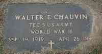 Walter Ernest CHAUVIN - Grave