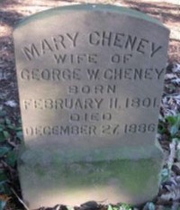 Mary Wilson CHENEY - Grave