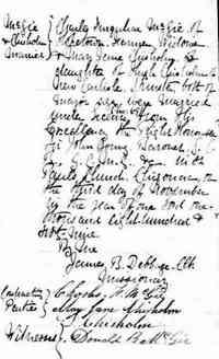 Mary-Jane CHISHOLM - 1869 marriage