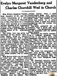 Charles V CHURCHILL - The Citizen Advertiser Auburn, New York November 27, 1945