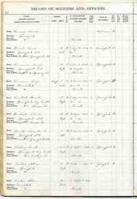 David SALISBURY - 1865 Springport, NY Civil War Record of Soldiers and Officers