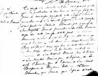 Adelaide BRUNET dite LETANG - 1844 marriage