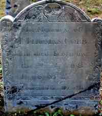 Thomas COBB - Grave  Inscription: In Memory of Mr THOMAS COBB who died February the 9th 1768 AE 76 Years