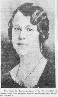 Florence Macy COFFIN - Personalities in Clubdom - Mrs. Claud K. Hunter The Brooklyn Daily Eagle Brooklyn, New York Sunday, October 22, 1933