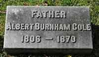 Albert Burnham COLE - Grave