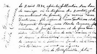 Pierre GAUTREAU - 1824 marriage