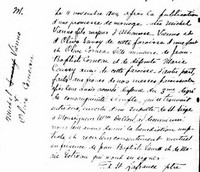 Michel VIENNEAU - 1844 marriage