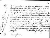 Anastasie COMEAU - 1823 marriage