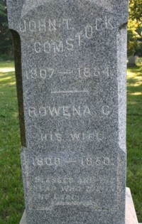 John Tremain COMSTOCK - Grave