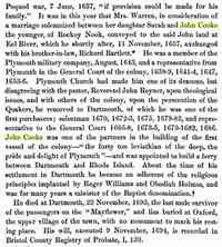 Sarah WARREN - Title	Richard Warren of the Mayflower and some of his descendants Author	Emily Warren Roebling Publisher	David Clapp & Son, 1901 Original from	Prin