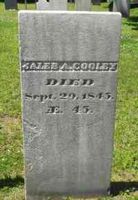 Caleb A. COOLEY - Grave