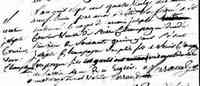 Josephte COURRIER dite BOURGUIGNON - Death