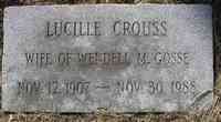 Lucille Sarah CROUSS - Grave