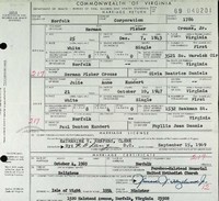 Herman  Fisher CROUSS - 1942 marriage certificate