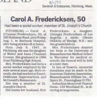 Carol A CRUMM - Obituary