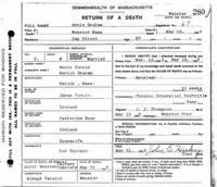 Annie Mary CURWIN - Death